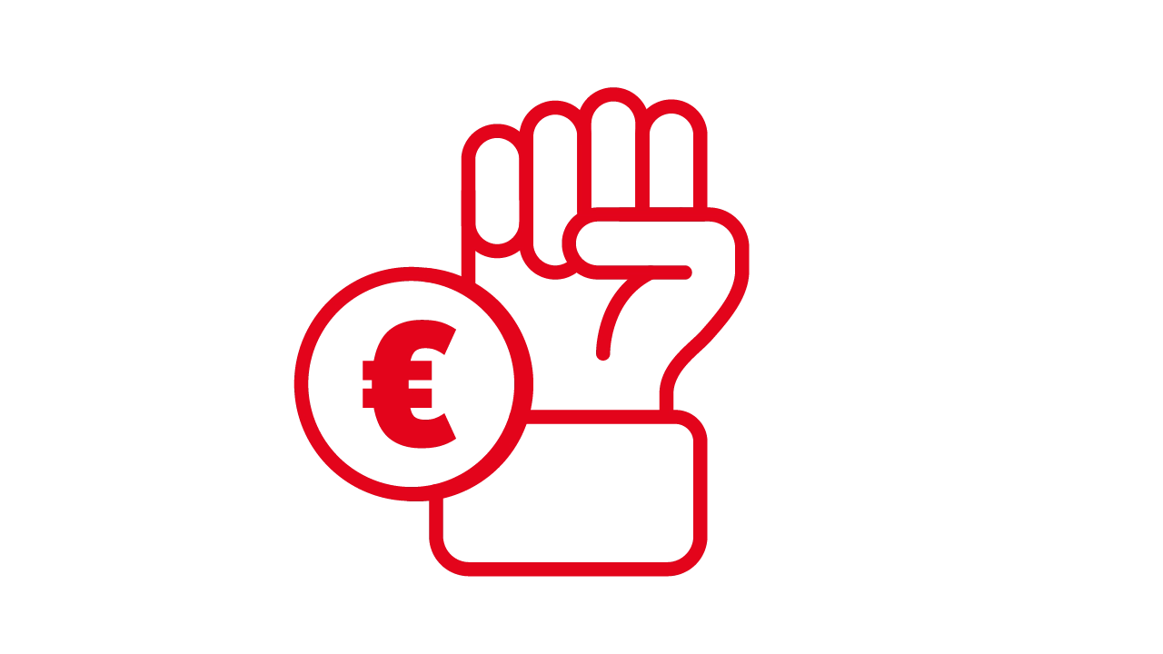 Icon Streikunterstützung