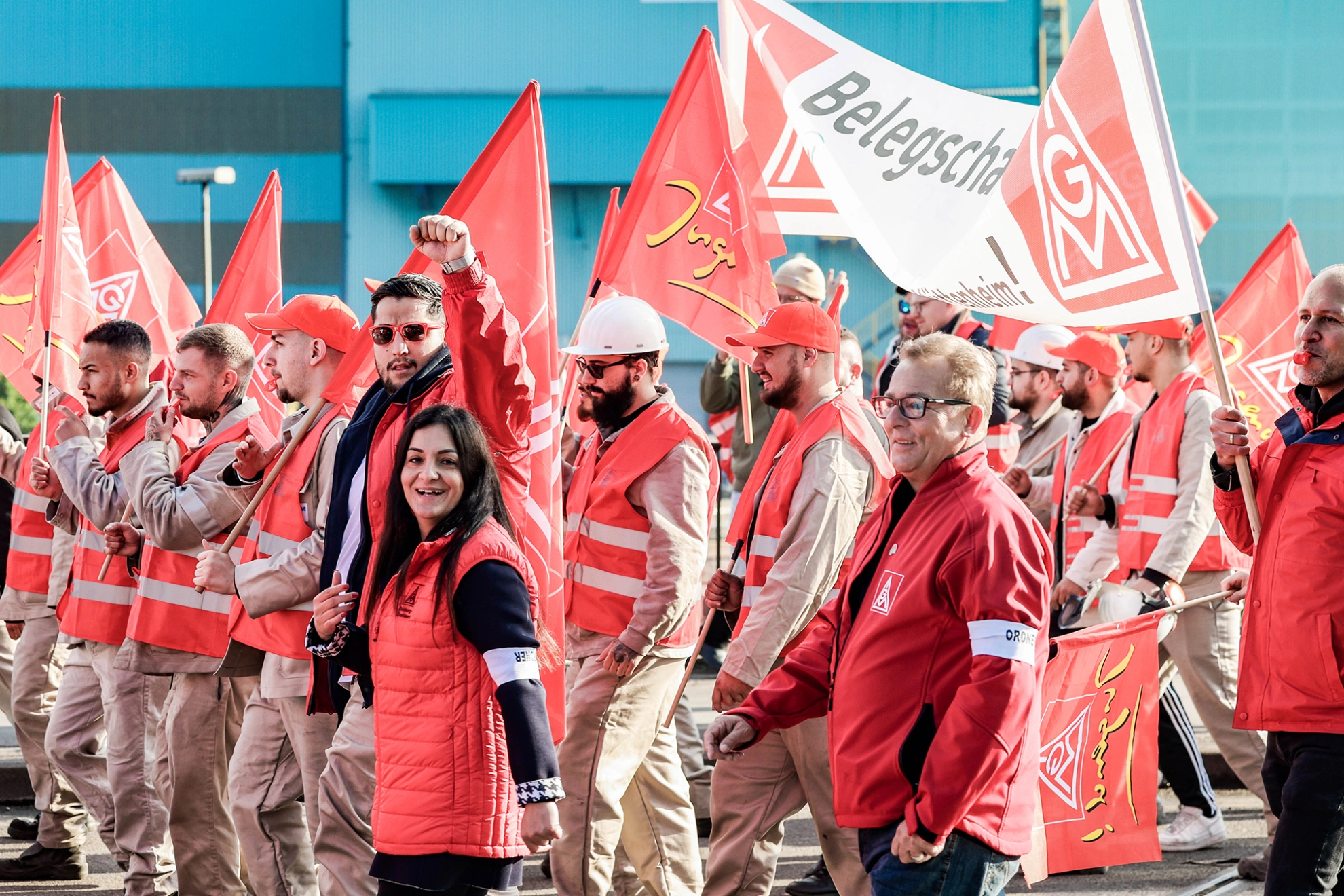 Tarifrunde Eisen und Stahl: Warnstreik Thyssenkrupp Steel Duisburg